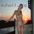 Naked woman place